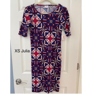 XS LuLaRoe Julia dress